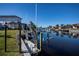 Convenient boat dock with easy access to the water at 4037 Bal Harbor Blvd, Punta Gorda, FL 33950