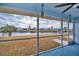 Relaxing screened porch overlooking a canal at 6365 Scorpio Ave, North Port, FL 34287