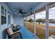 Enjoy the view from this screened porch at 6365 Scorpio Ave, North Port, FL 34287