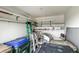 Organized storage room with shelves and various tools at 6365 Scorpio Ave, North Port, FL 34287