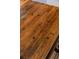 Rustic kitchen island with reclaimed wood countertop at 7424 S Moss Rose, Punta Gorda, FL 33955