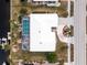 Aerial view of home with pool and canal access at 760 Bal Harbor Blvd, Punta Gorda, FL 33950