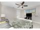 Comfortable bedroom with ceiling fan and window coverings at 760 Bal Harbor Blvd, Punta Gorda, FL 33950