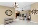 Open entryway with view into living room and high ceilings at 840 Via Tunis, Punta Gorda, FL 33950