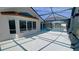 Spacious pool area with screened enclosure at 108 Mccabe St, Port Charlotte, FL 33953