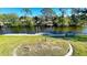 Private dock and backyard access to a peaceful waterway at 108 Mccabe St, Port Charlotte, FL 33953