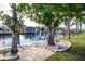 Private dock with seating area, offering serene water views at 115 Sw Seville Sw Pl, Port Charlotte, FL 33952