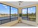 Relaxing screened balcony with water views at 1340 Rock Dove Ct # 134, Punta Gorda, FL 33950