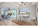 Bright breakfast nook with sliding doors leading to the pool area at 1380 Willet Ct, Punta Gorda, FL 33950