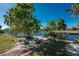 Peaceful waterfront path with dock access at 160 Salem Nw Ave, Port Charlotte, FL 33952