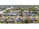 Wide aerial view of waterfront community at 18170 Avonsdale Cir, Port Charlotte, FL 33948