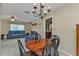 Cozy dining room with a view of the living room at 21190 Midway Blvd, Port Charlotte, FL 33952