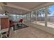 Spacious screened porch overlooking the backyard at 21190 Midway Blvd, Port Charlotte, FL 33952