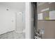 Unfinished bathroom with shower and toilet at 230 Waterway Ne Cir, Port Charlotte, FL 33952