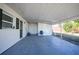 Covered patio with concrete flooring at 230 Waterway Ne Cir, Port Charlotte, FL 33952