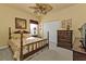 Bedroom with a double bed and ample closet space at 24424 Buckingham Way, Punta Gorda, FL 33980