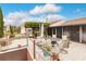 Deck features a pergola and outdoor dining area at 25188 Marion Ave # 34, Punta Gorda, FL 33950