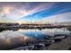 Calm marina with boats and sunset reflection at 2812 Cabaret St, Port Charlotte, FL 33948