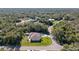 Aerial view of the house and surrounding neighborhood at 3008 Yeadon Ter, North Port, FL 34286