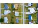 Aerial view showing house location and neighborhood at 350 Duxbury Ave, Port Charlotte, FL 33952