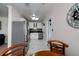 View of kitchen with stainless steel appliances and white cabinets at 350 Duxbury Ave, Port Charlotte, FL 33952