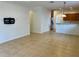 Spacious dining area with tile floors and sliding glass doors at 4269 River Bank Way, Port Charlotte, FL 33980