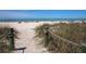 Path to beach through dunes at 616 Cherrywood Dr, Englewood, FL 34223