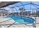 Relaxing pool area with screened enclosure and water view at 638 Andros Ct, Punta Gorda, FL 33950