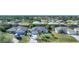 Aerial view of houses in a residential neighborhood at 7083 Mifflin St, Englewood, FL 34224