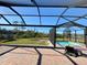 Relaxing pool and patio area with a covered patio and a hot tub at 8117 Thruso Rd, Port Charlotte, FL 33981