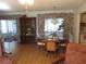 Dining area with a wood table and hutch at 120 Rodgers Ne Ave, Port Charlotte, FL 33952