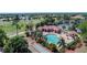 Community pool, tennis courts, and bocce ball court at 10214 Windsong Rd, Punta Gorda, FL 33955