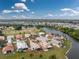 Aerial view of a single-Gathering home with a large backyard at 10214 Windsong Rd, Punta Gorda, FL 33955