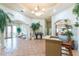 Community clubhouse lobby with tiled floors and comfortable seating at 10214 Windsong Rd, Punta Gorda, FL 33955