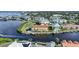 Stunning waterfront property with private boat docks and lush landscaping at 115 Breakers Ct # 111, Punta Gorda, FL 33950