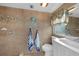 Clean bathroom with shower, toilet, and vanity at 1320 Appian Dr, Punta Gorda, FL 33950