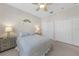 Comfortable guest bedroom with ample closet space at 1320 Appian Dr, Punta Gorda, FL 33950
