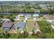 Aerial view of house and expansive lot at 15105 Aldama Cir, Port Charlotte, FL 33981