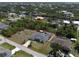 Aerial view showing house and large lot at 15105 Aldama Cir, Port Charlotte, FL 33981