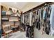 Well-organized walk-in closet with ample storage space at 15105 Aldama Cir, Port Charlotte, FL 33981