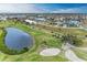 Aerial view of the community and golf course at 1551 Atares Dr # 112, Punta Gorda, FL 33950