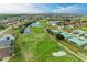 Aerial view of a community near a golf course at 1551 Atares Dr # 112, Punta Gorda, FL 33950