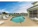 Refreshing community pool with ample lounge chairs at 1551 Atares Dr # 112, Punta Gorda, FL 33950