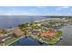 Luxury waterfront property with a private pool and dock at 1849 Jamaica Way, Punta Gorda, FL 33950