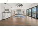 Spacious main bedroom with water views and walk-in closet at 1849 Jamaica Way, Punta Gorda, FL 33950