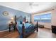 Bedroom with water view and wooden flooring at 200 Harbor Walk Dr # 144, Punta Gorda, FL 33950