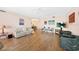 Open living area with hardwood floors and plenty of natural light at 200 Harbor Walk Dr # 144, Punta Gorda, FL 33950