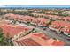 Aerial view of townhouses and community amenities at 240 W End Dr # 1011, Punta Gorda, FL 33950