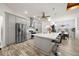 Spacious kitchen, featuring island and stainless steel appliances at 27 Meadowlark Ln, Placida, FL 33946