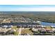 Aerial view of a canal front community at 333 Santander Ct, Punta Gorda, FL 33950